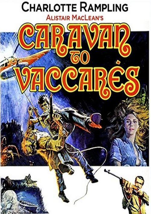 DVD cover of the action movie Caravan to Vaccarès featuring David Birney and Charlotte Rampling, from FilmClassicsonDVD.