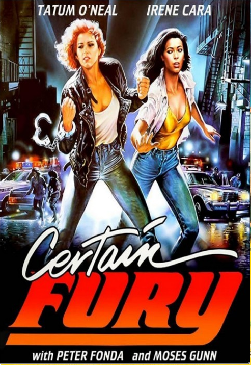 DVD cover image of "Certain Fury" action movie featuring Tatum O'Neal and Irene Cara, from the Movies & DVDs category.