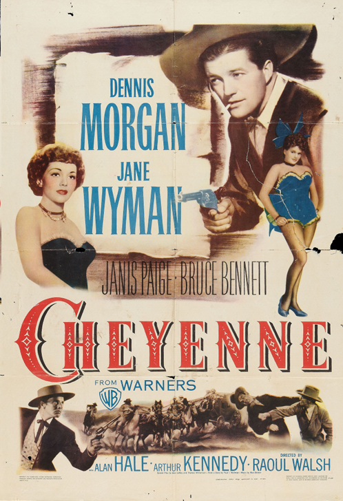 DVD cover image of the drama film Cheyenne starring Dennis Morgan and Jane Wyman, from the Movies & DVDs category.