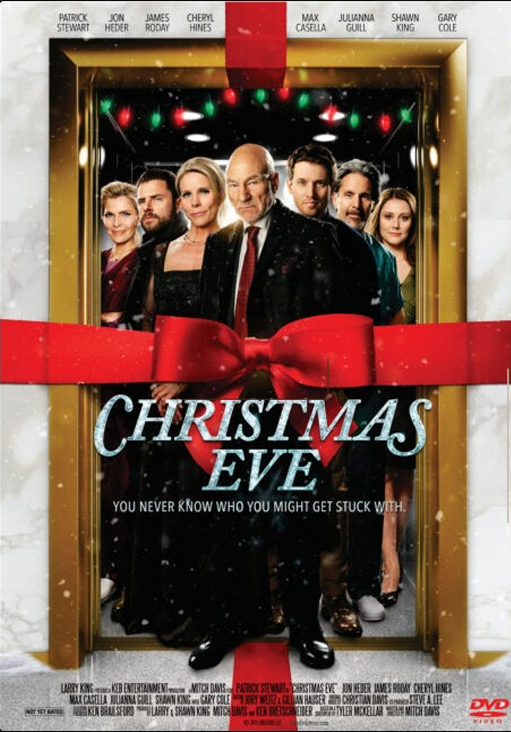 DVD cover for Christmas Eve comedy movie featuring Patrick Stewart and Jon Heder, from FilmClassicsOnDVD.
