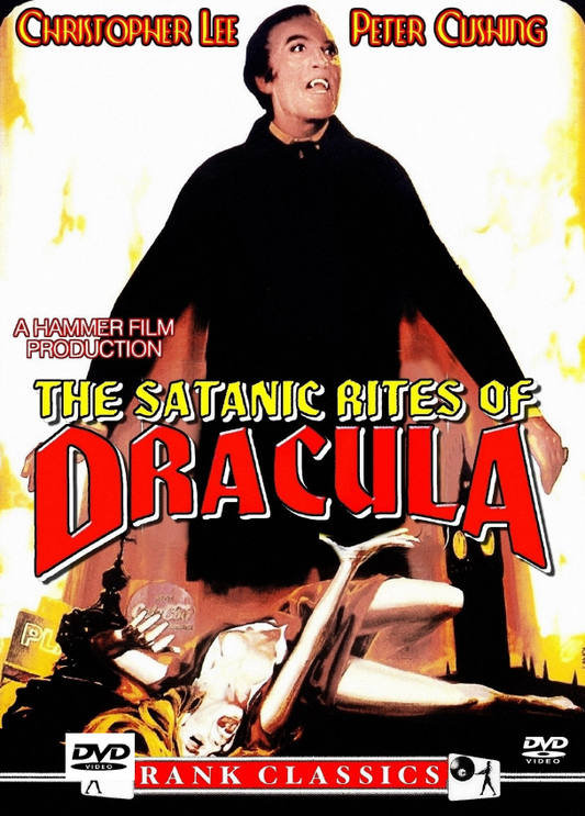 The Satanic Rites Of Dracula on DVD, Horror, Christopher Lee, Peter Cushing