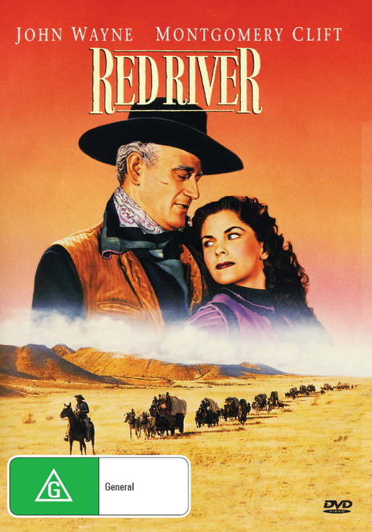 Red River DVD, DOWNLOAD, Colorized, Western. John Wayne