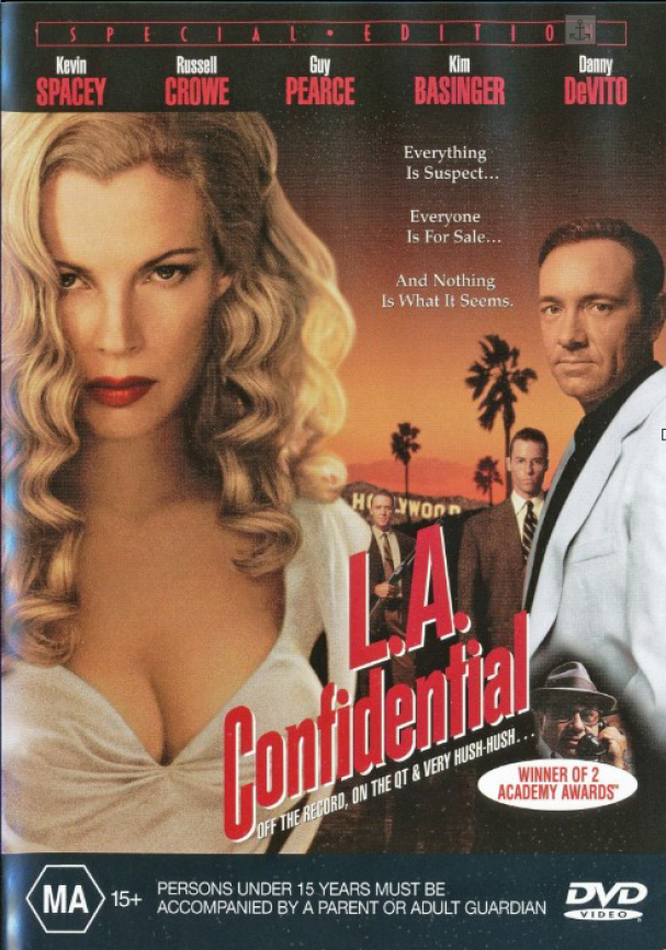 L.A. Confidential on DVD, Thriller, Kevin Spacey, Russell Crowe