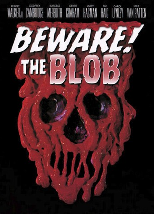 DVD cover of "Beware! The Blob" comedy movie featuring Robert Walker Jr. and Gwynne Gilford, from FilmClassicsOnDVD.