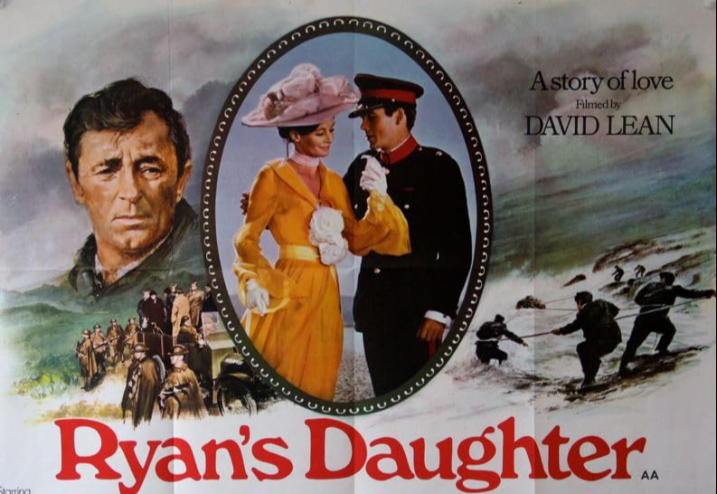 DVD cover of Ryan's Daughter featuring Robert Mitchum, Trevor Howard, and John Mills, drama and romance film by FilmClassicsOnDVD