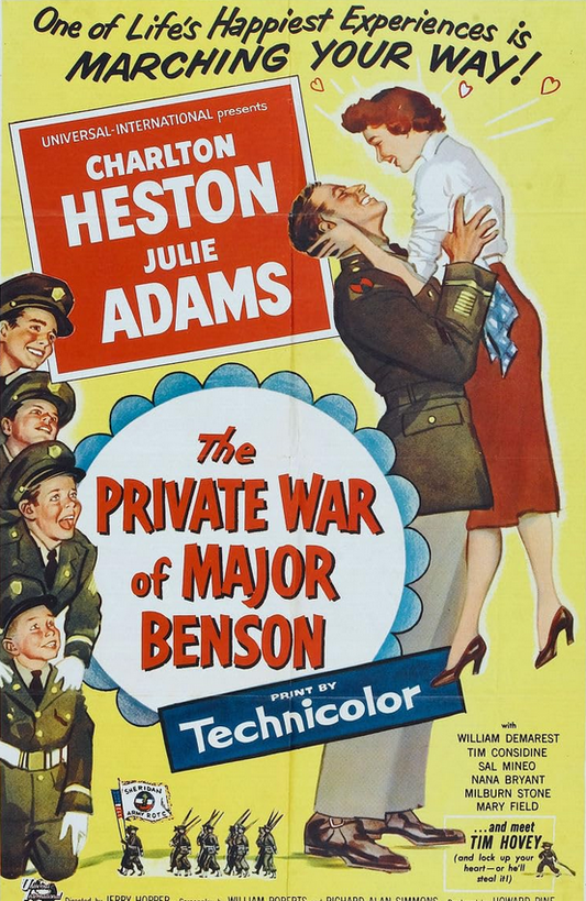 The Private War of Major Benson DVD, Comedy, Charlton Heston