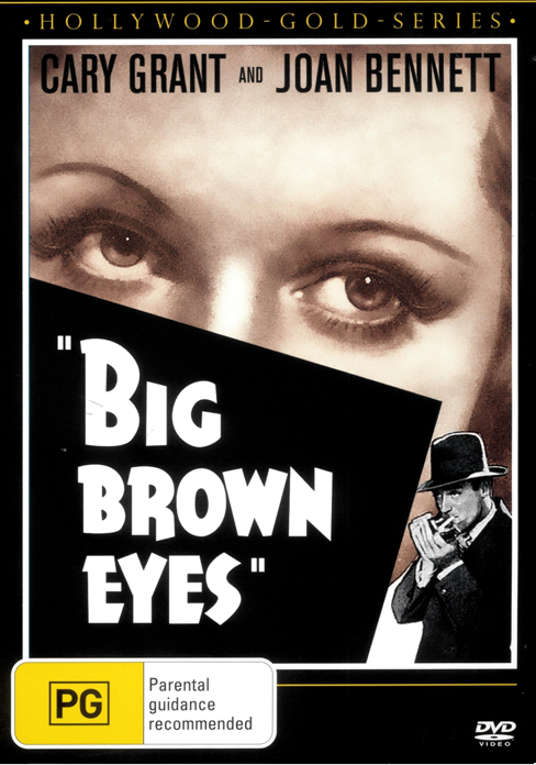 Screenshot of the comedy movie "Big Brown Eyes" DVD featuring Cary Grant and Joan Bennett from FilmClassics on DVD.