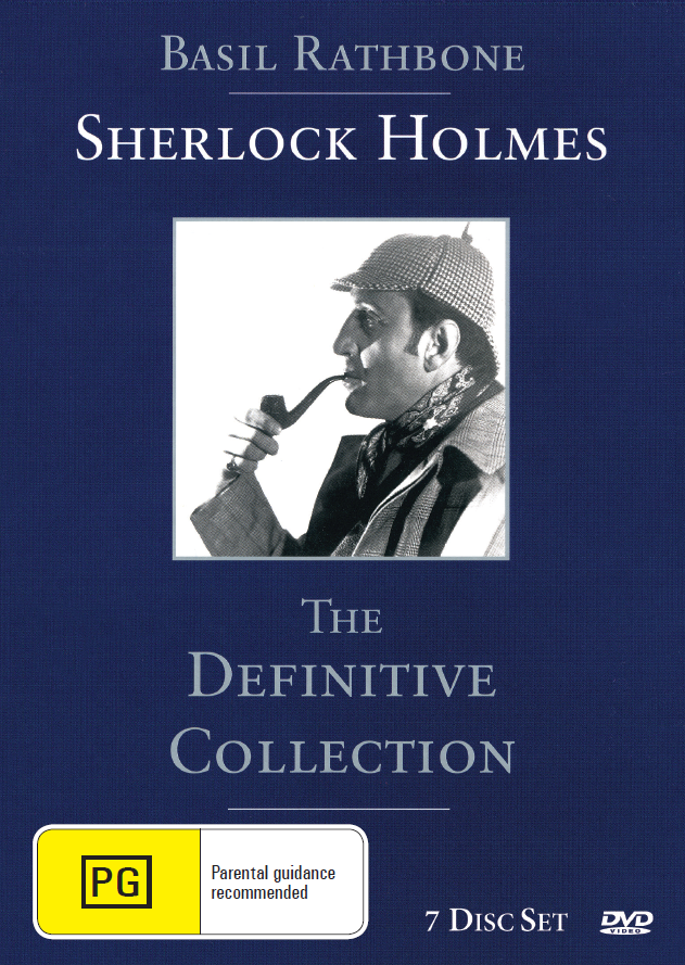 Sherlock Holmes The Definitive Collection DVD, Basil Rathbone, 14 Films on 7 Discs