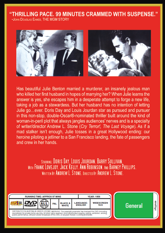 Julie on DVD, Thriller, Doris Day, Louis Jourdan