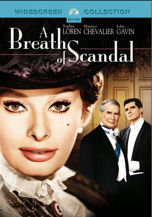 A Breath of Scandal on DVD, Drama, Sophia Loren, Maurice Chevalier