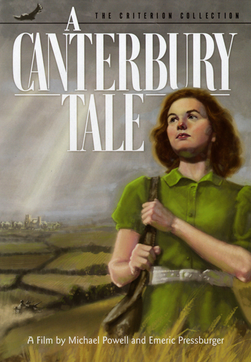 Screenshot from "A Canterbury Tale" DVD featuring Eric Portman and Sheila Sim, a classic comedy film in the Movies & DVDs collection.