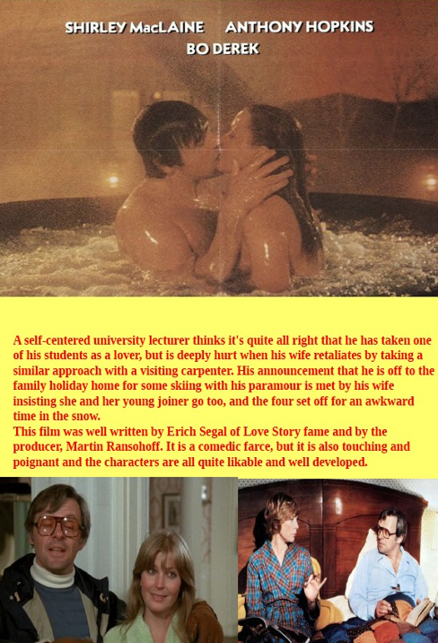 DVD cover of "A Change of Seasons" comedy starring Shirley MacLaine and Anthony Hopkins, from FilmClassicsOnDVD.