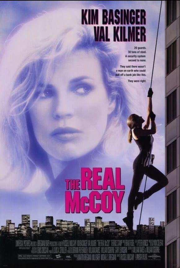 The Real McCoy DVD, Kim Basinger, Val Kilmer, Classic Crime Movie