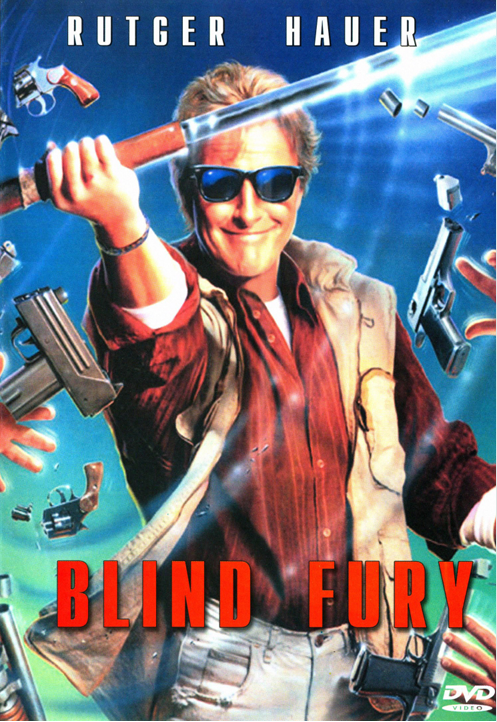 DVD cover of Blind Fury action movie starring Rutger Hauer and Terry O'Quinn, from the Movies & DVDs collection.