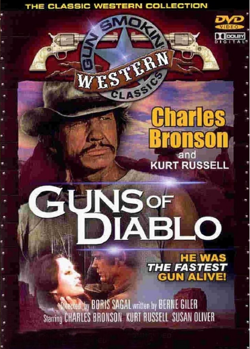 Guns of Diablo on DVD, Drama,  Charles Bronson, Susan Oliver
