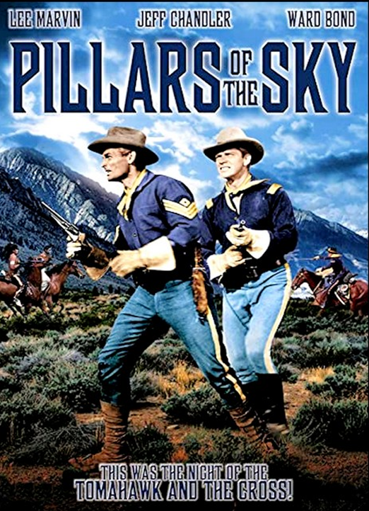 Screenshot from the DVD film "Pillars of the Sky" starring Jeff Chandler and Dorothy Malone, part of the Movies & DVDs collection.