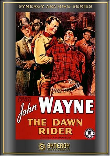 Western DVD of The Dawn Rider featuring John Wayne and Marion Burns, with cover art showing the film's title and Western imagery.