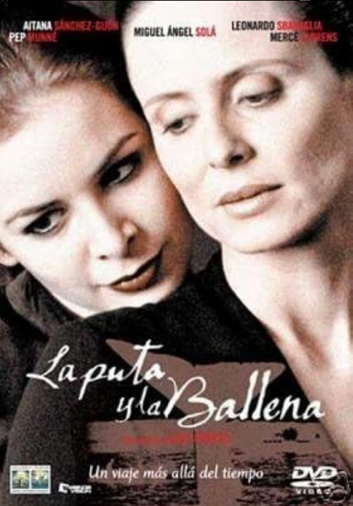 DVD cover of "The Whore and the Whale" drama movie featuring Leonardo Sbaraglia and Aitana Sánchez-Gijón, from RareAndCollectibleDVDs.
