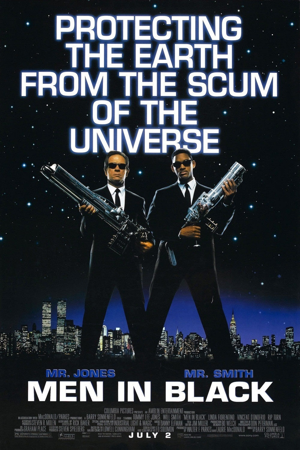 Men in Black DVD featuring Tommy Lee Jones and Will Smith, action movie from the collection of rareandcollectibledvds