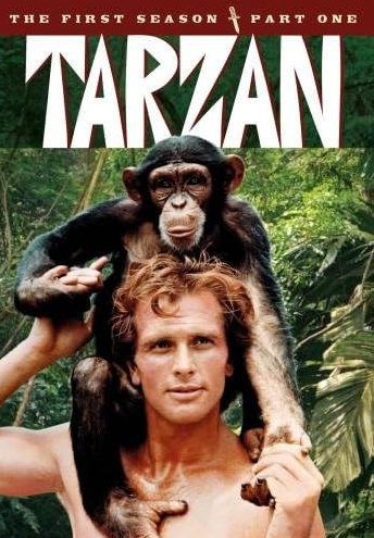 Tarzan Season 1 DVD featuring Ron Ely and Manuel Padilla Jr, classic TV series from RareandCollectibleDVDs.