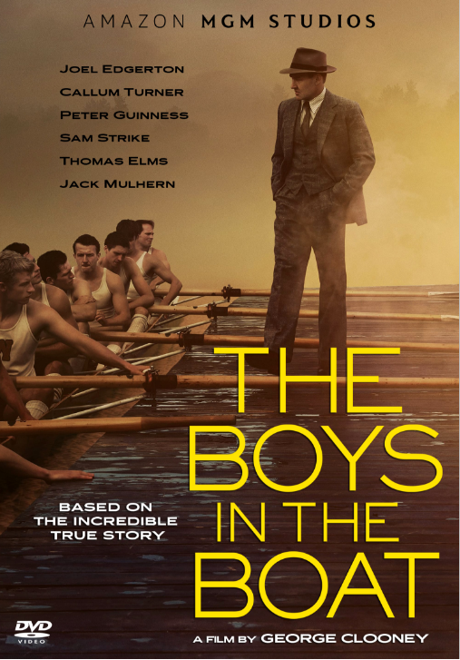 The Boys in the Boat DVD featuring Joel Edgerton and Callum Turner, a biography movie from RareandCollectibleDVDs.
