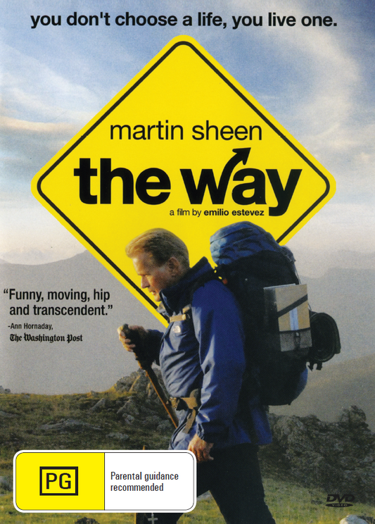The Way DVD comedy featuring Martin Sheen and Emilio Estevez, movie cover image from rareandcollectibledvds.