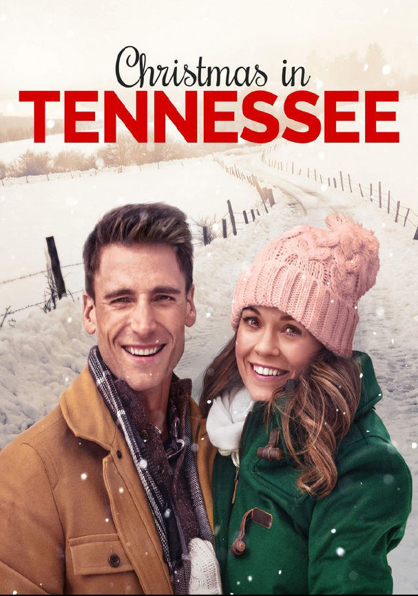 A DVD cover for "A Christmas in Tennessee" drama featuring Rachel Boston and Andrew W. Walker, from rareandcollectibledvds.