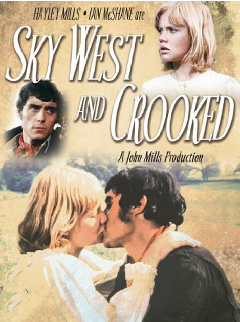 Sky West and Crooked DVD featuring Hayley Mills and Annette Crosbie, drama movie from RareandCollectibleDVDs.