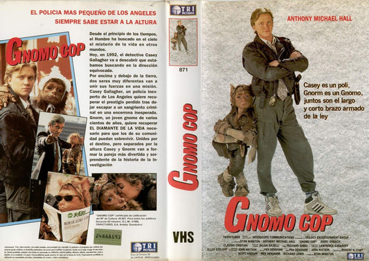 DVD cover of "A Gnome Named Gnorm" featuring Anthony Michael Hall and Jerry Orbach, from Rare and Collectible DVDs.