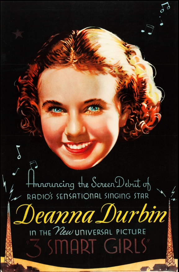 DVD cover of "3 Smart Girls" musical featuring Binnie Barnes and Charles Winninger, from the rareandcollectibledvds collection.