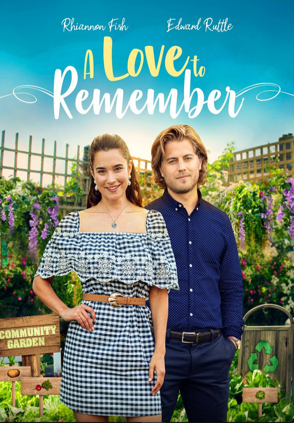 DVD cover of "A Love To Remember" romantic movie featuring Rhiannon Fish and Edward Ruttle, from rareandcollectibledvds.