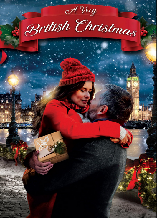 DVD cover of "A Very British Christmas" comedy featuring Rachel Shenton and Mark Killeen, from rareandcollectibledvds.