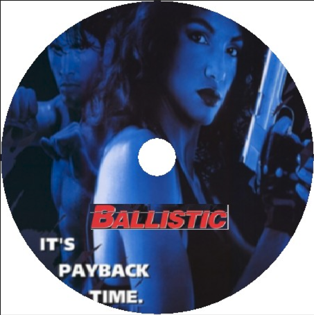 DVD cover of "Ballistic" action-thriller featuring Marjean Holden and Corinna Everson, from rareandcollectibledvds.