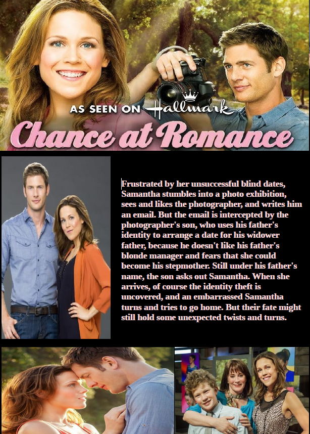 Chance At Romance DVD featuring Erin Krakow and Ryan McPartlin, romantic movie from RareAndCollectibleDVDs.