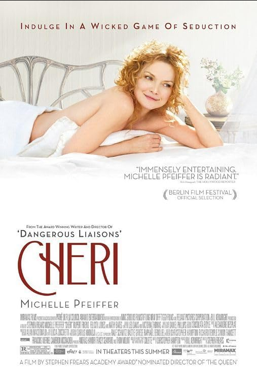 Chéri on DVD drama starring Michelle Pfeiffer and Rupert Friend, from rareandcollectibledvds, with cover image showing DVD case.