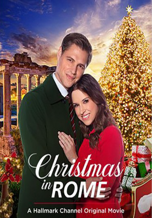 DVD of Christmas in Rome movie featuring Lacey Chambert and Chris Page, romantic film from RareAndCollectibleDVDs.