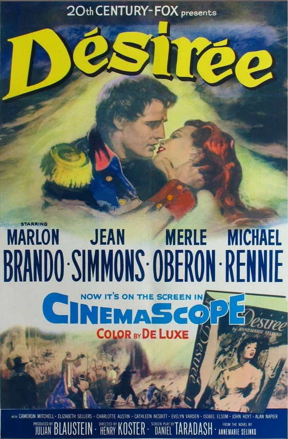 Desiree on DVD, a drama film starring Marlon Brando and Jean Simmons, from rareandcollectibledvds.