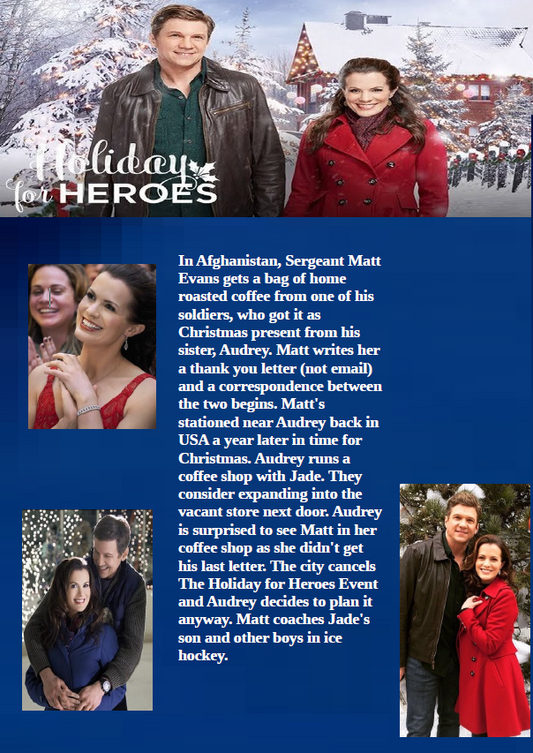 Holiday For Heroes DVD featuring Melissa Claire Egan and Marc Blucas, romantic movie from Rare and Collectible DVDs.