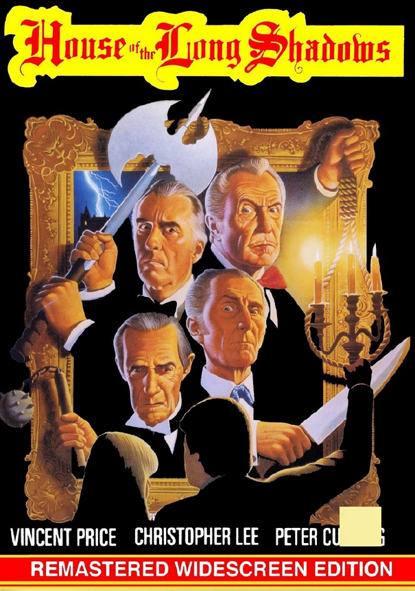 House of the Long Shadows DVD featuring Vincent Price and Christopher Lee, comedy movie from Rare and Collectible DVDs.