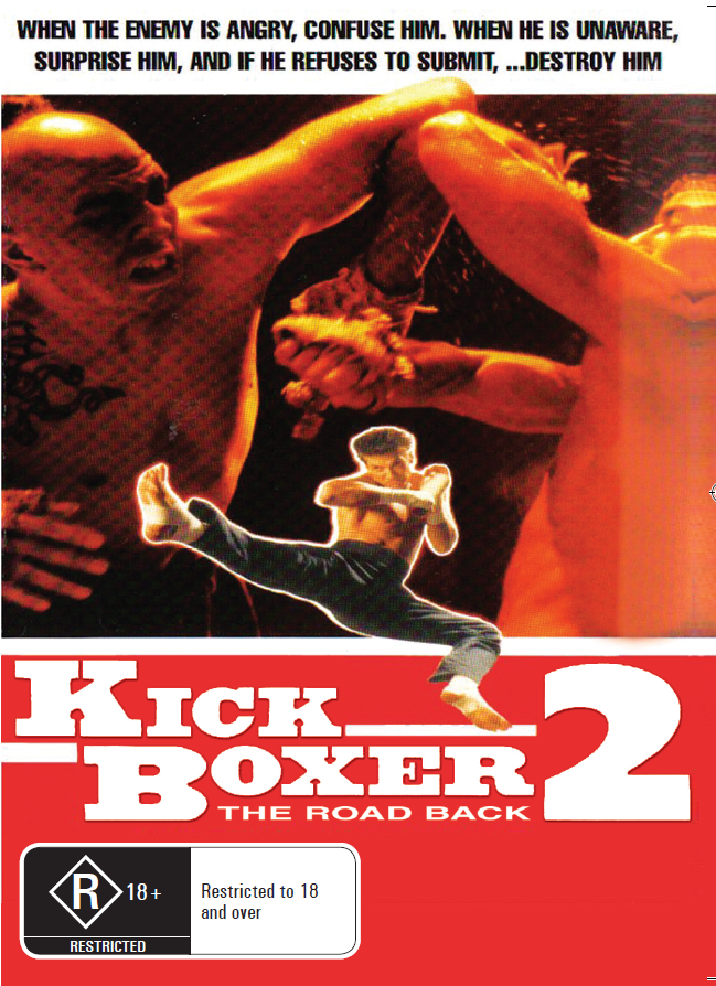 Kickboxer 2 DVD featuring Sasha Mitchell and Peter Boyle, action movie from the rareandcollectibledvds collection.