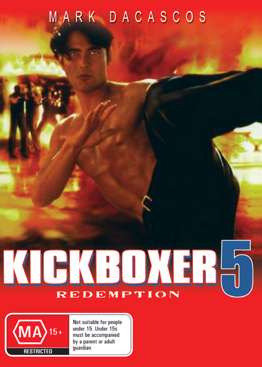 Kickboxer 5 DVD featuring Mark Dacascos and James Ryan, an action movie from the rareandcollectibledvds collection.