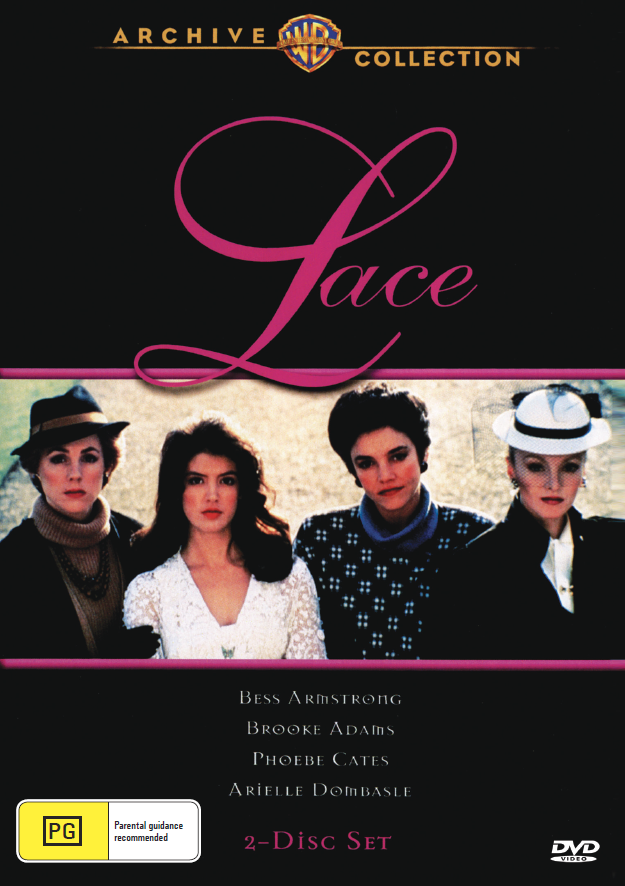 DVD of the drama "Lace" featuring Finn Atkins and Charlie Murphy, from Rare and Collectible DVDs, showing the cover art.