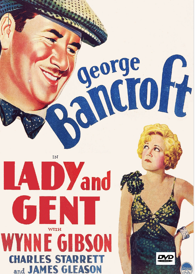 Lady and Gent DVD featuring George Bancroft and Wynne Gibson, classic sports movie from Rare and Collectible DVDs.