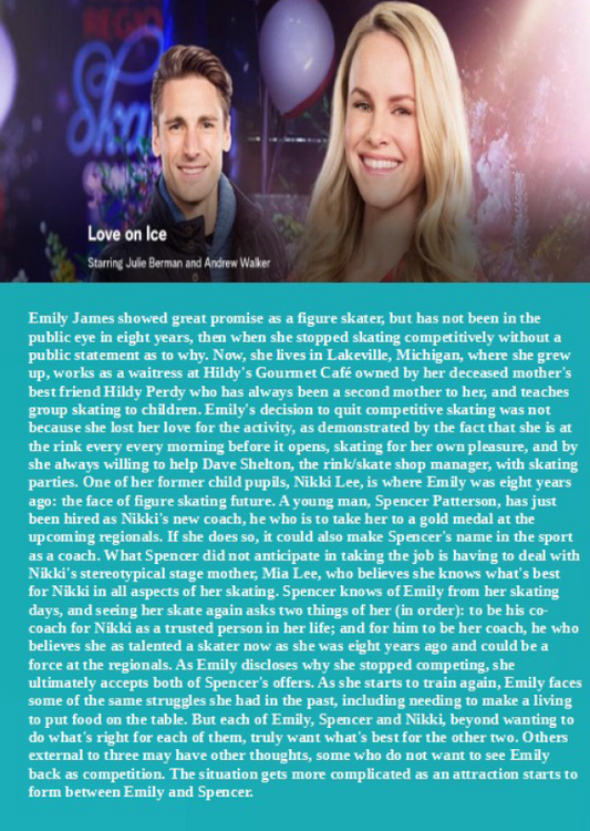 Love On Ice DVD featuring Julie Berman and Andrew W. Walker, romantic movie from Rare and Collectible DVDs.
