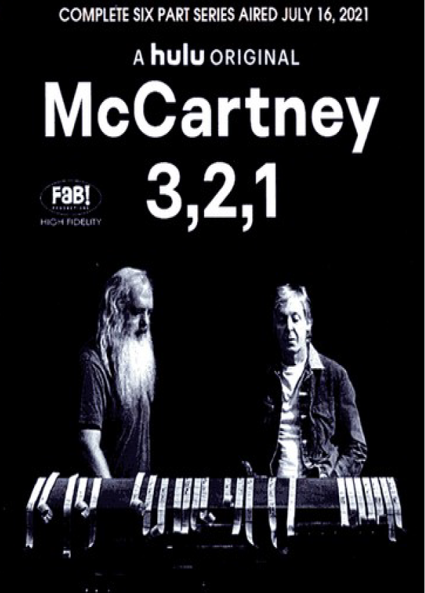 McCartney 3,2,1 documentary DVD featuring Robert Davi and Robert Z'Dar, with cover image of the movie case and artwork.