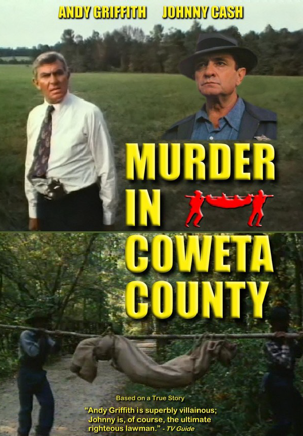 DVD of Murder in Coweta County drama featuring Johnny Cash and Andy Griffith, from rareandcollectibledvds.