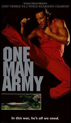One Man Army DVD featuring Jerry Trimble and Melissa Moore, action movie from Rare and Collectible DVDs.