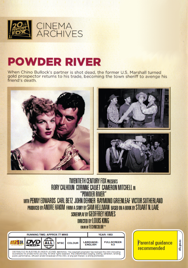 Powder River Western DVD featuring Daniel Mainwaring and Sam Hellman, from rareandcollectibledvds.