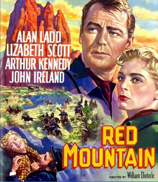 Red Mountain DVD featuring Western movie with Alan Ladd and Lizabeth Scott, 1951 film in the Movies and DVDs collection.