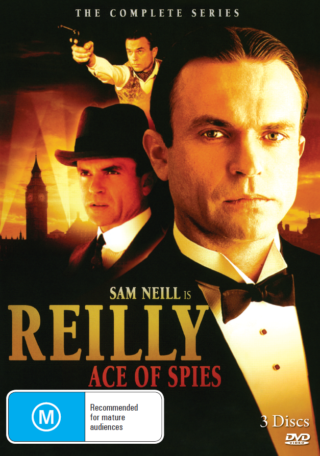 Reilly: Ace of Spies DVD featuring crime drama with Sam Neill, starring Michael Bryant, from Rare and Collectible DVDs.